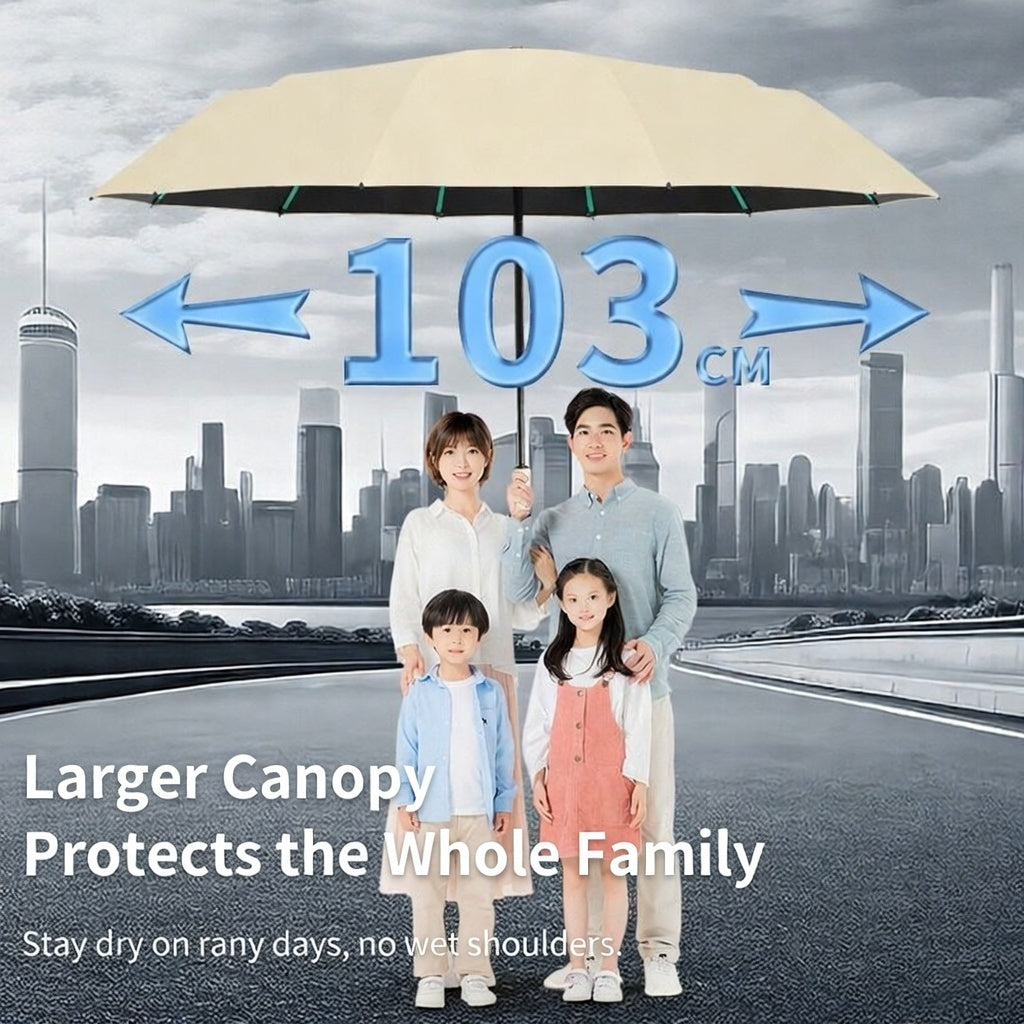 UltraShield 72 — Compact UV Umbrella | UPF 50+ | Auto Open & Close